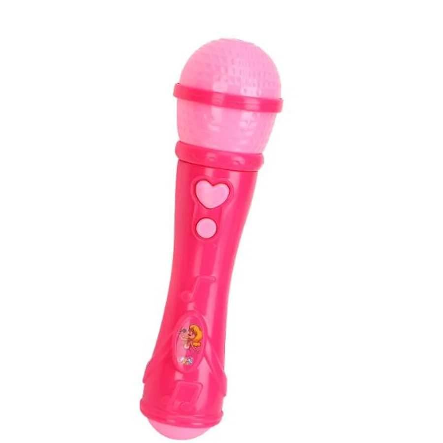 Toy microphone children\'s wireless loudspeaker baby singing host imitating real plastic microphone