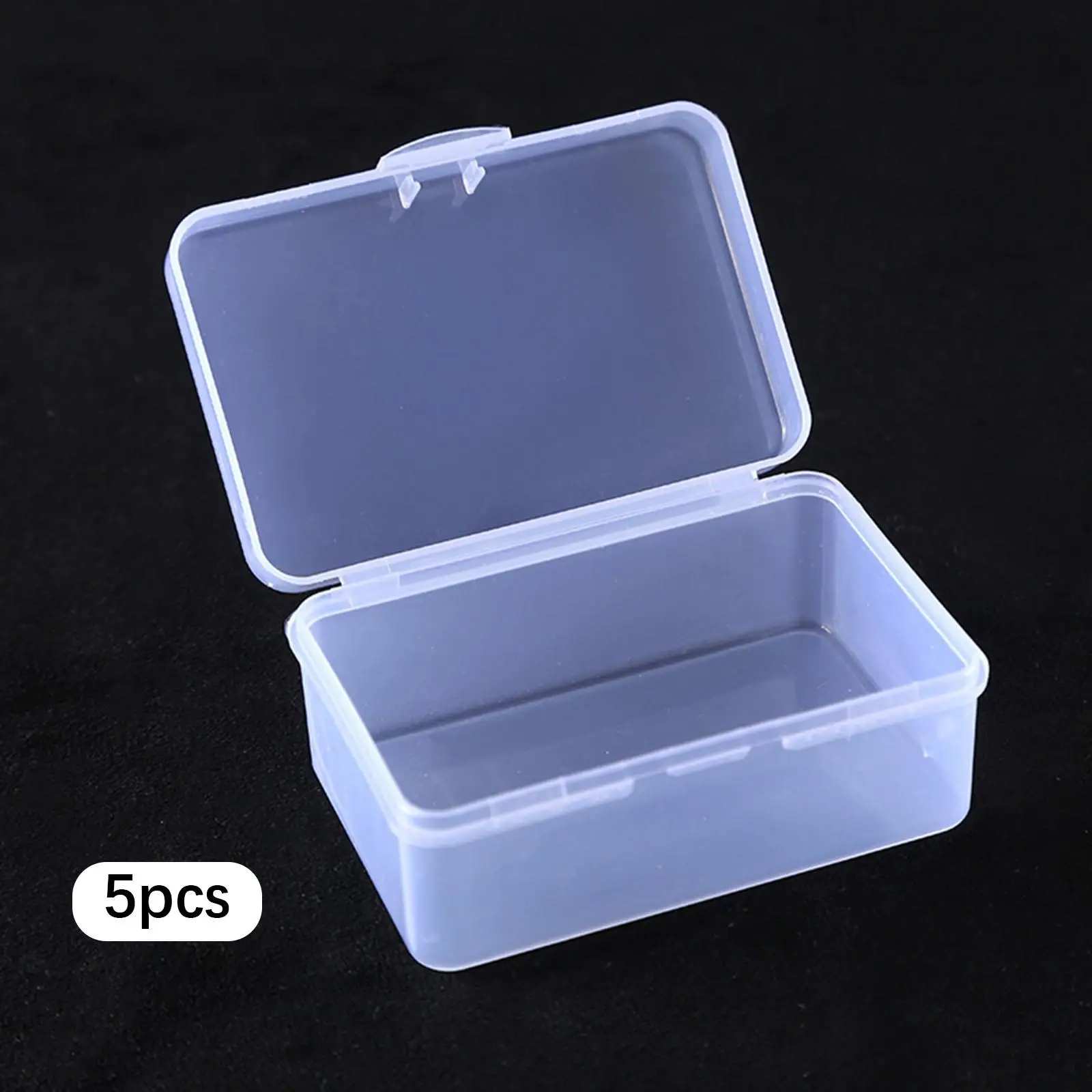 5 Pieces Storage Boxes Organizer Bin Empty Box Beads Containers Box Sewing Box for Home