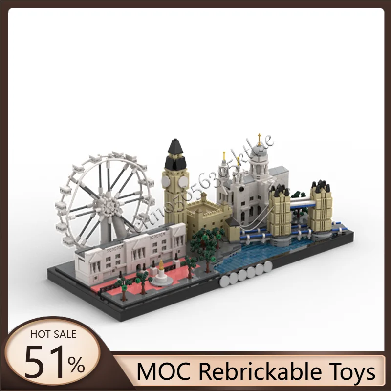 

Лидер продаж, 2117 шт., MOC, крутой замок обозрения, модель строительных блоков, наборы «сделай сам», образовательные сборные кирпичи, игрушки для детей, рождественские подарки