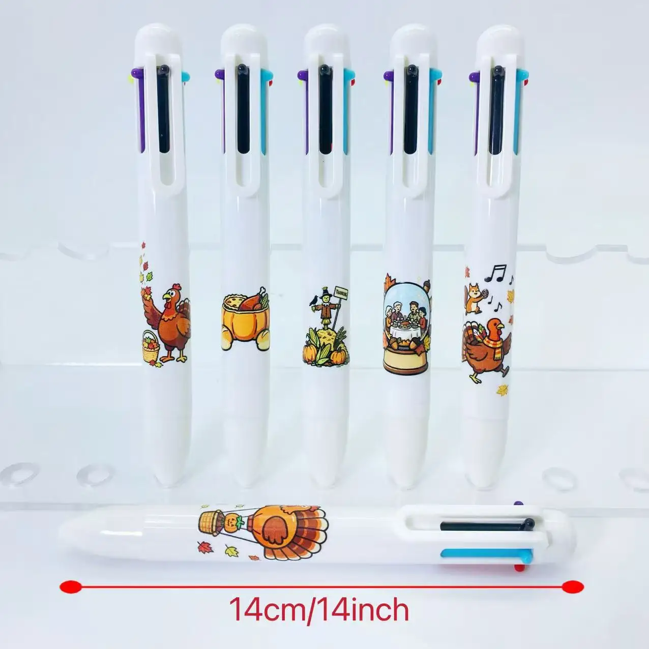 6 قطع/12 قطعة قلم للطلاب قلم مع 6 ألوان هدية هدية للطلاب