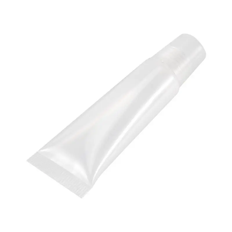 

A24P 100 шт. флаконы-тюбики для блеска для губ объемом 10 мл, пустые прозрачные контейнеры для лосьона, для косметики и DIY, со скошенным горлышком