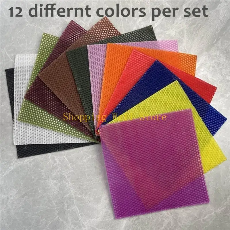 KX4B 12 Pieces Wax Sheets for Candle Making, Wax Making Kits for Kids Adults - Image 4