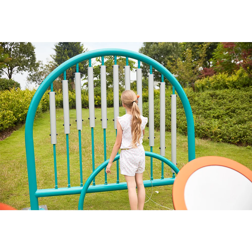 

Professional Kids Outdoor Musical Playground Equipment Aluminium Alloy Harp Percussion Instruments for Preschool