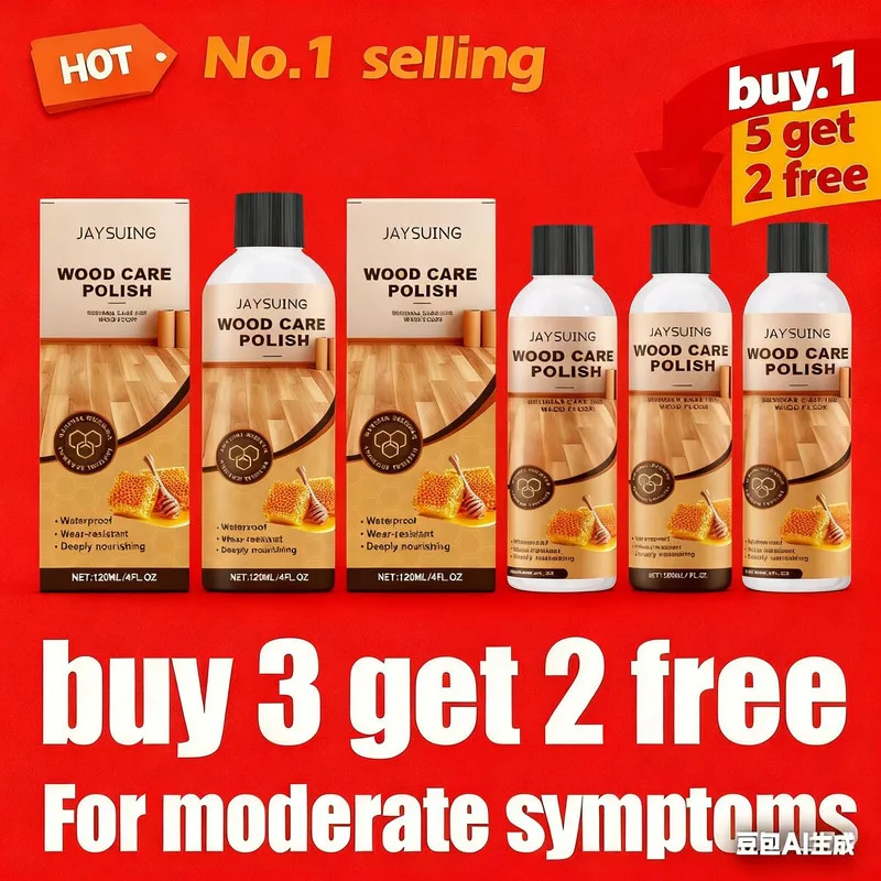 

5 PCS Wood floor beeswax care agent, indoor wood floor decontamination polishing renovation brightening maintenance agent