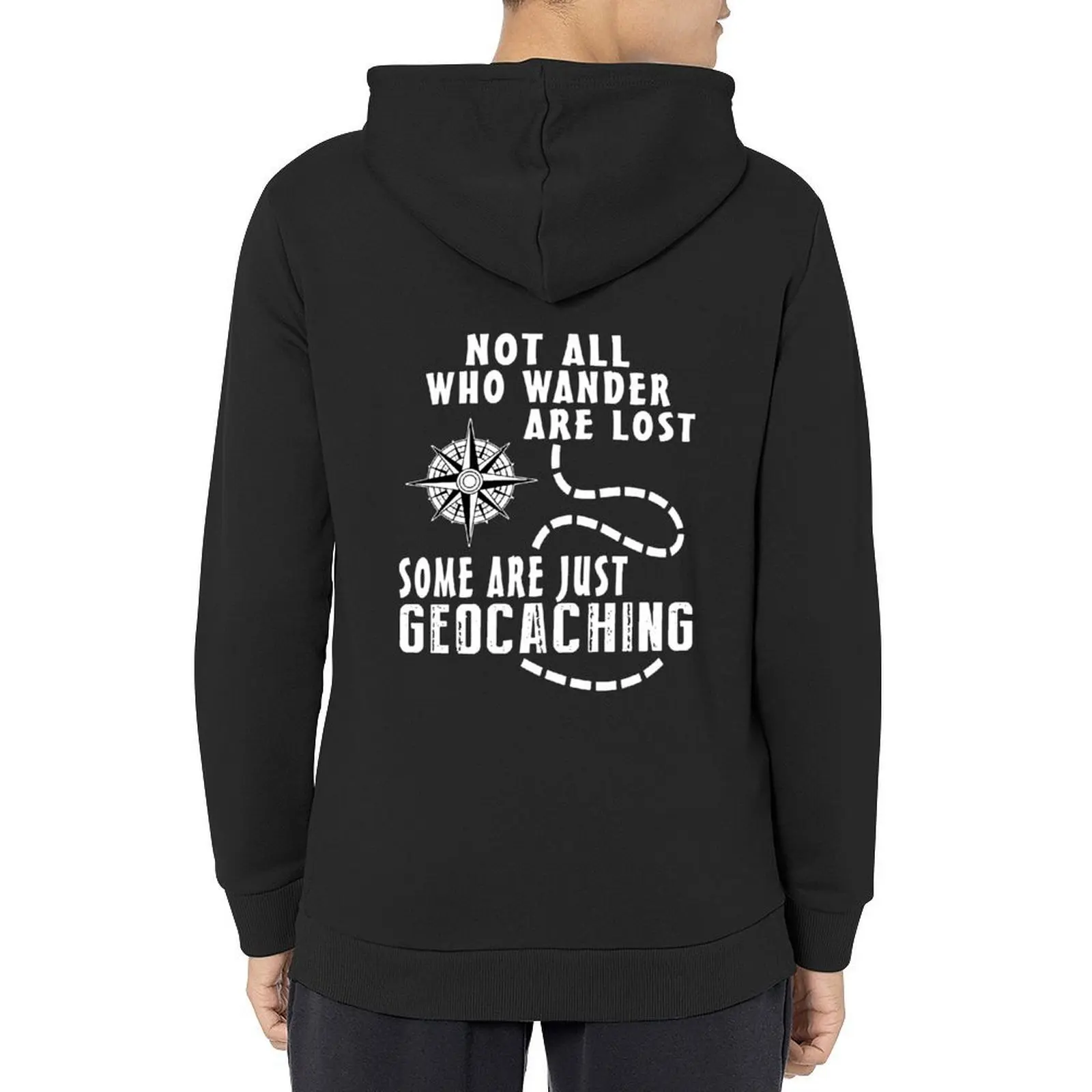 

Adult Not All Who Wander Are Lost Geocaching Hoodie male clothes men's autumn clothes autumn new products men's oversize hoodie