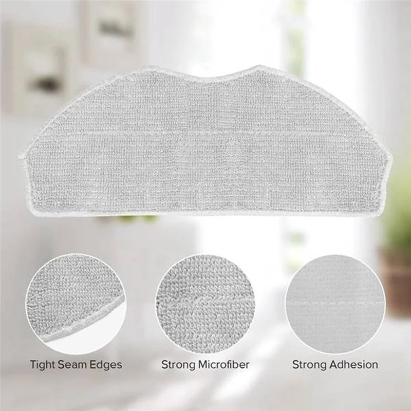 【Berserk】 12 pezzi Mop Pad per ROPVACNIC S1 / A1/Tipdiy G90/Betboyles V75S/VIPSUN Z1 Accessori per aspirapolvere Pulizia migliorata E