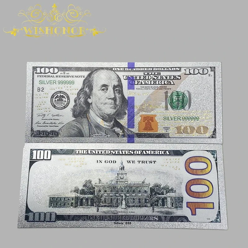 All Style America 100 Dollar Banknote New 100 Dollar in 24k Gold Plated For Collection