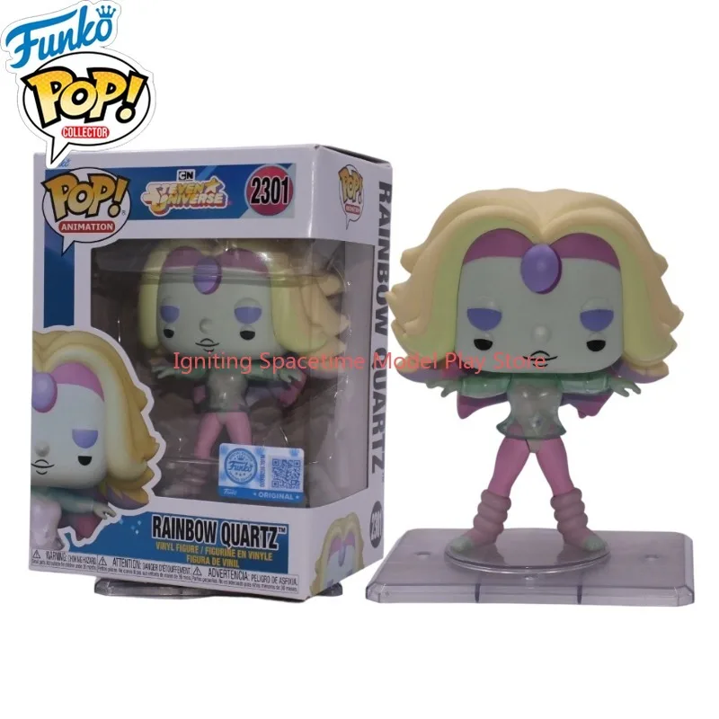 Figura Coleccionable Funko Pop Original 2301 Rainbow Quartz de Steven Universe de Cartoon Network, con Regalo para Fans del Anime