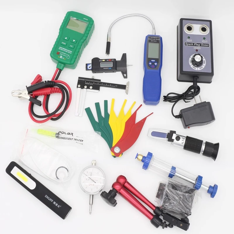 Quick Car Repair & Maintenance Inspection Kit Oil Quality Comparison Brake Fluid Tester Battery Tester