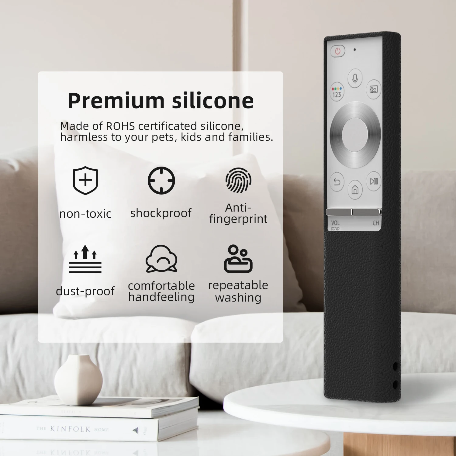 SIKAI حالة واقية حالة متوافق مع سامسونج QLED OneRemote BN59-01265A BN59-01270A BN59-01300J BN59-01300G عن غطاء