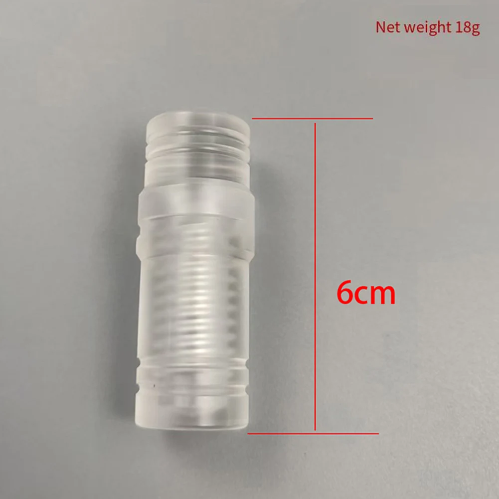 6cm Acrylic Joint Protector for Billiard Cue Pool Cue 3/8 10 Joint Thread Cap Transparent Upper Lower Protector Pieces