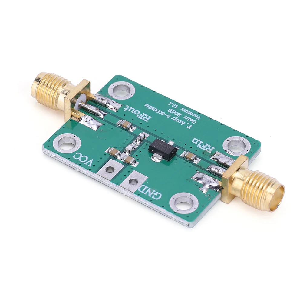 Ultra-wideband Radio Frequency Amplifier Module 5-6000MHz RF Wideband Amplifier Gain 20dB RF Signal Power Amplifier Board