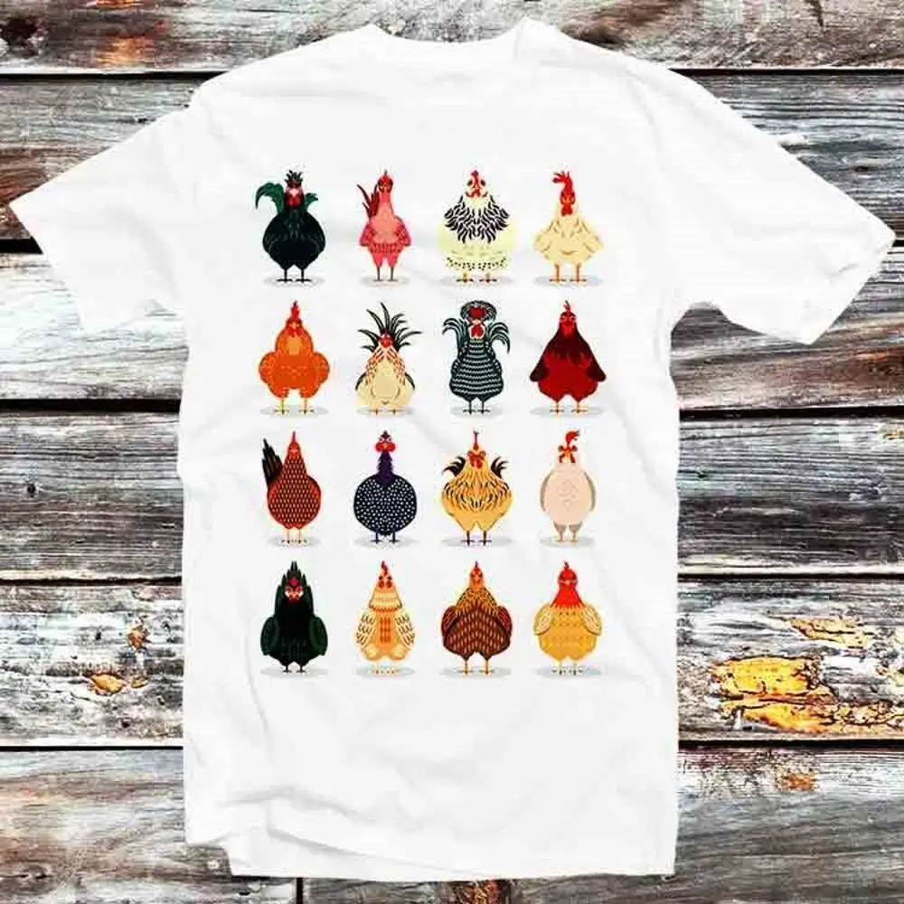 

Cute Chicken List Chickens In My Mind T-Shirt 630