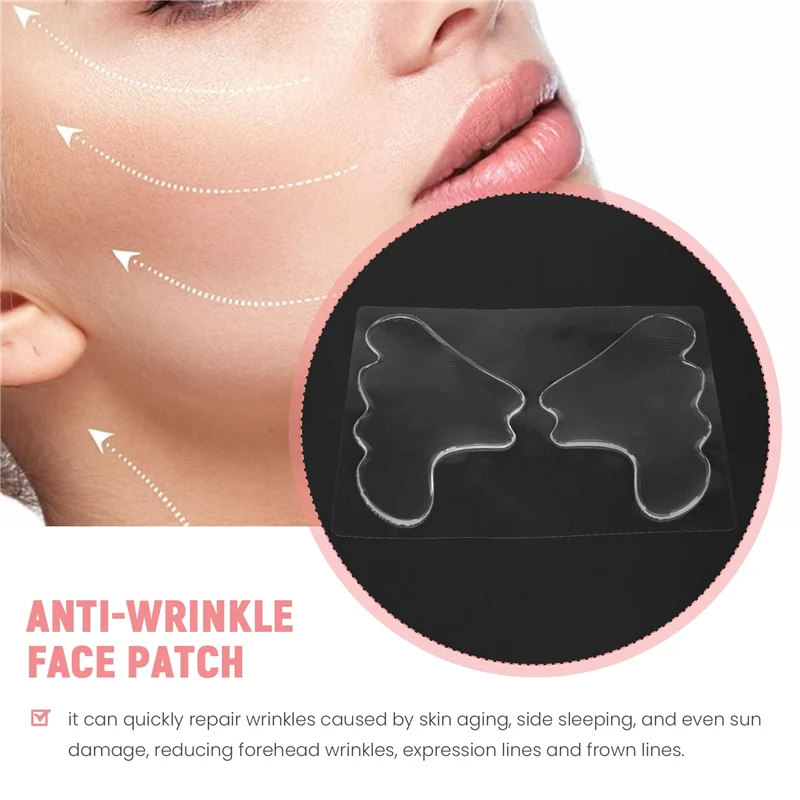 ABXH 11 قطعة قابلة لإعادة الاستخدام سيليكون إزالة التجاعيد ملصق الوجه الجبين الرقبة العين ملصق الوسادة مكافحة الشيخوخة الجلد رفع الرعاية التصحيح
