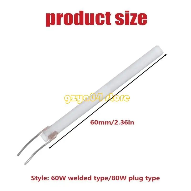 K3KD Electric Soldering Iron Heating Cores 80W 60W Ceramic Adjustable Temperature Internal Heating Tool Maintenance