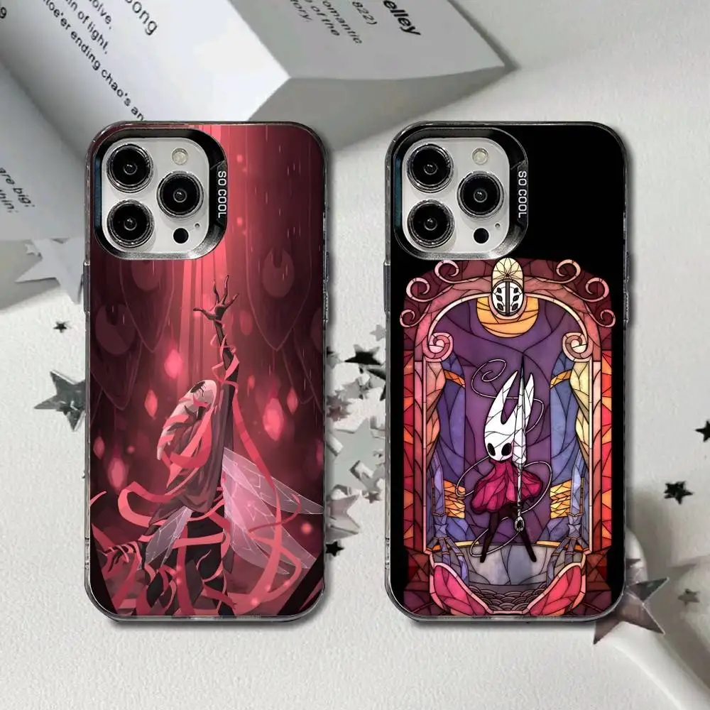 

Hollow Knight S-Silksong Phone Case For iPhone 16,15,14,13,12,11,8,7,Pro,Max,Plus,Mini,XS,SE Black Matte Hard