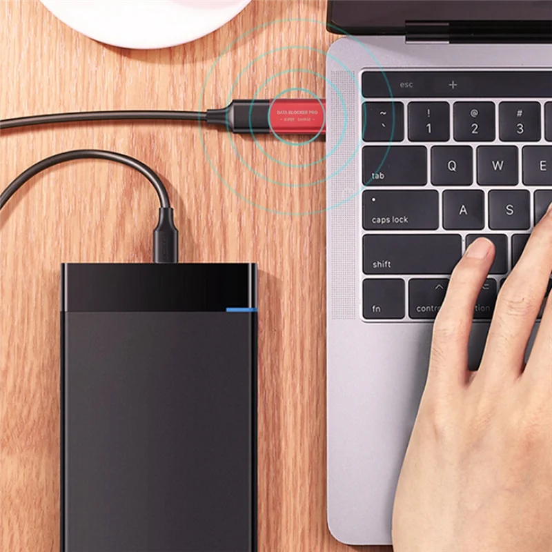 

ABFN-5Pcs USB Type-C Data Blocker USB C To C Data Blocker, Protect Against Juice Jacking, Support Fast Charging Up To 50V/5A