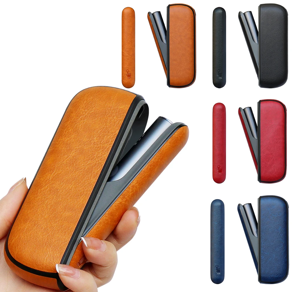 Door Cover Leather Case for IQOS ILUMA E-Cigarettes Shell Holder for ICOS ILUMA CasesPouch Bag Protection for IQOS Accessories