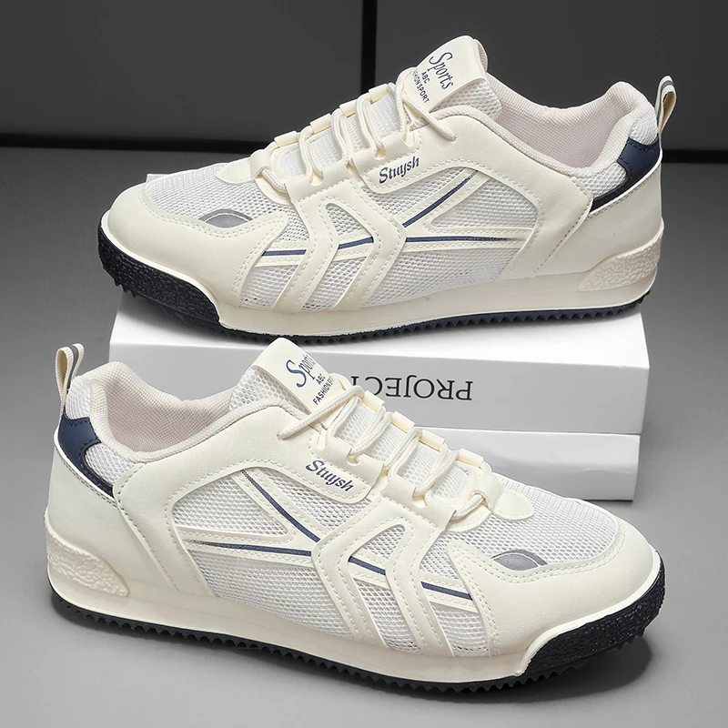 

Men's Casual Shoes Soft Bottom Breathable Sporty Flat Shoes Summer Collection Couple's Low-Top Trendy Design Sensation