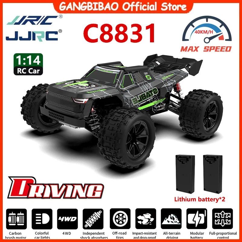 

JJRC 1/14 RC Car C8831 2.4G 4WD Off-road 4x4 Electric Climbing Crawler RTF Remote Control Vehicle Toy With Night LED For Kids