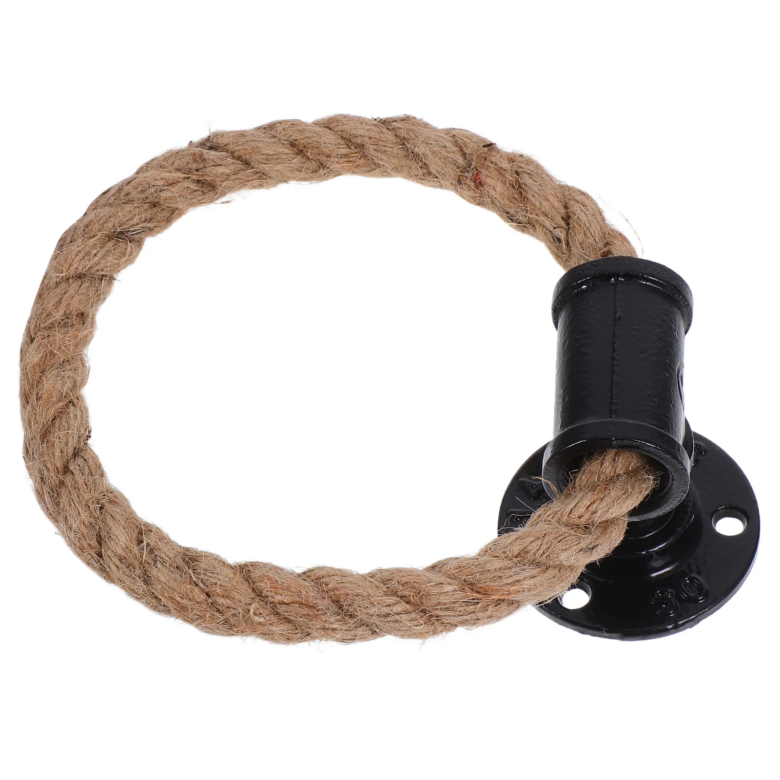 

Barn Door Handle Vintage Rope Pull Ring Rustic Black Iron Cabinet Drawer Cupboard Kitchen Closet Dresser Pull Handles