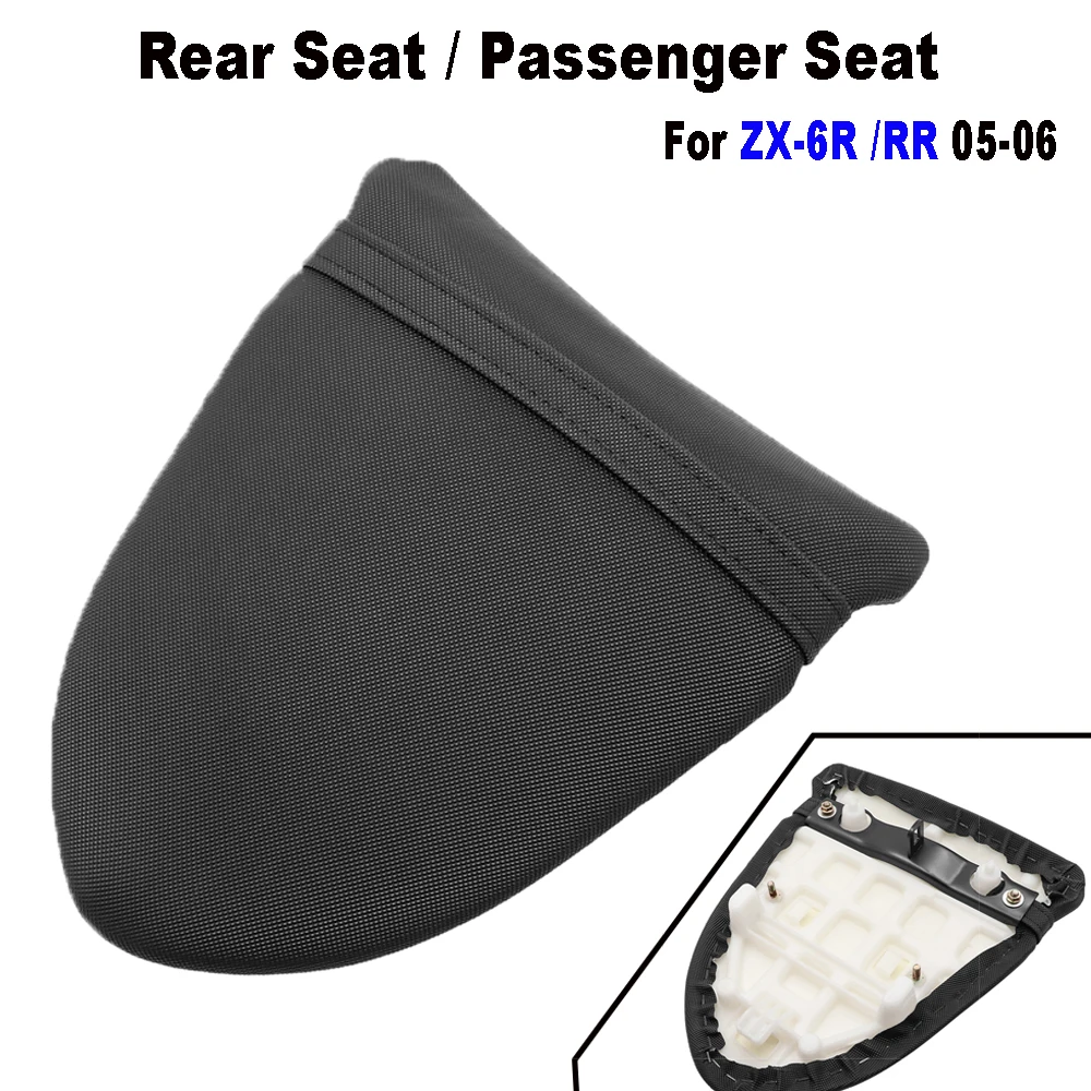 

For Kawasaki Ninja ZX-6R ZX-6RR 2005-2006 Rear Seat Motorcycle Passenger Pillion Seat Saddle Cushion -Ref.OE 53066-0137-MA
