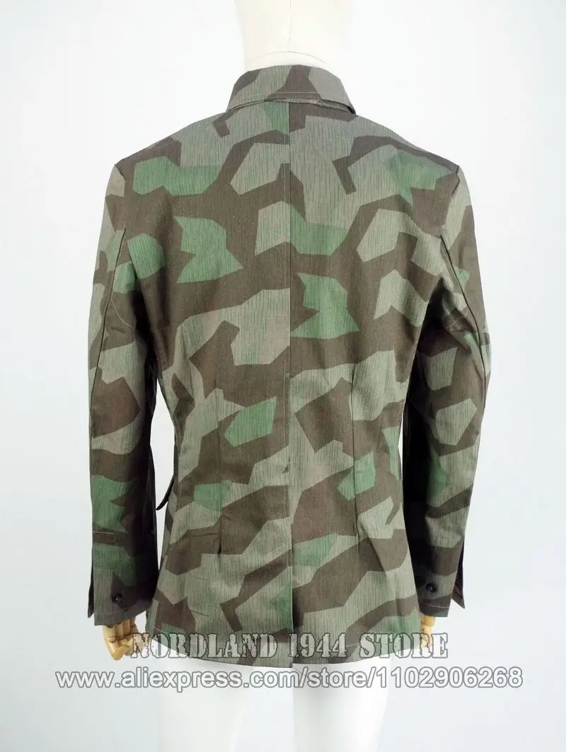 Reproduction Cosplay German M43 Splinter Pattern Camouflage Fileld Blouse and Trosers Nordland 1944