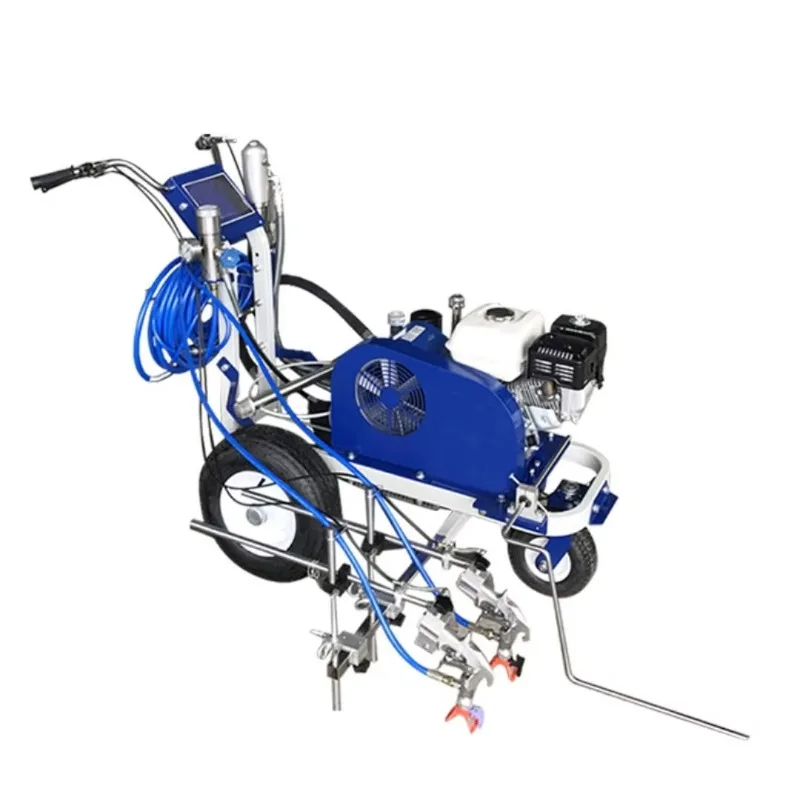 2026 High-Quality Cold Spray Traffic Marking Machine with Corrosion-Resistant Components Ideal for School Parking Lots