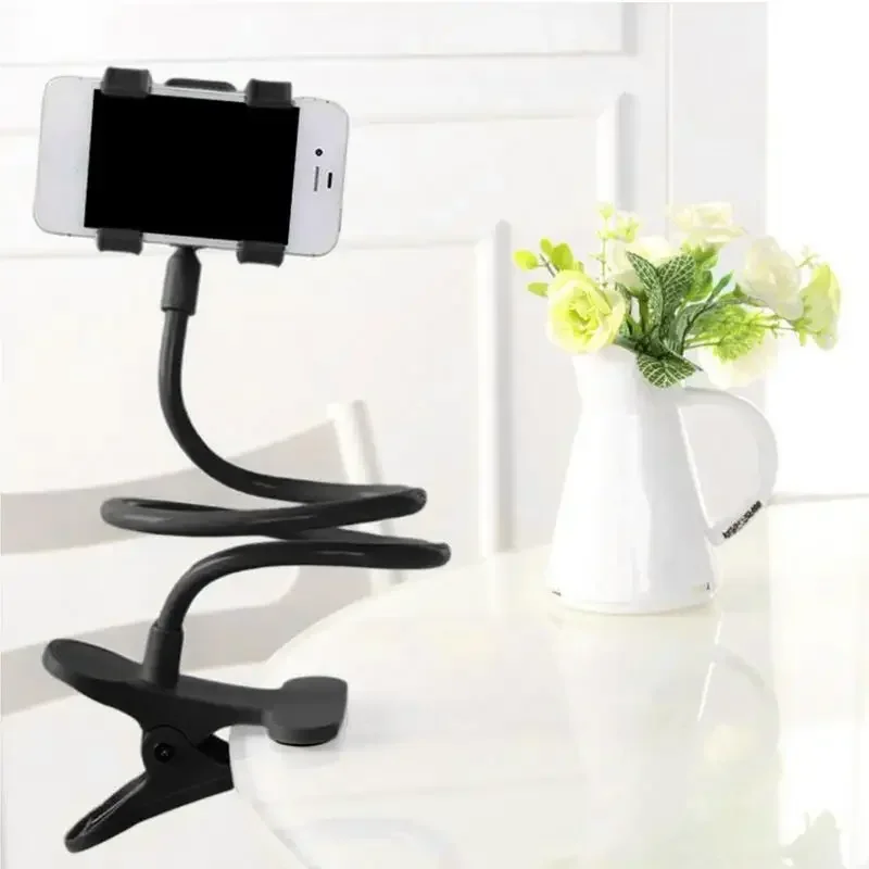 

Universal Mobile Phone Holder Flexible Lazy Holder Adjustable Cell Phone Clip Home Bed Desktop Mount Bracket Smartphone Stand