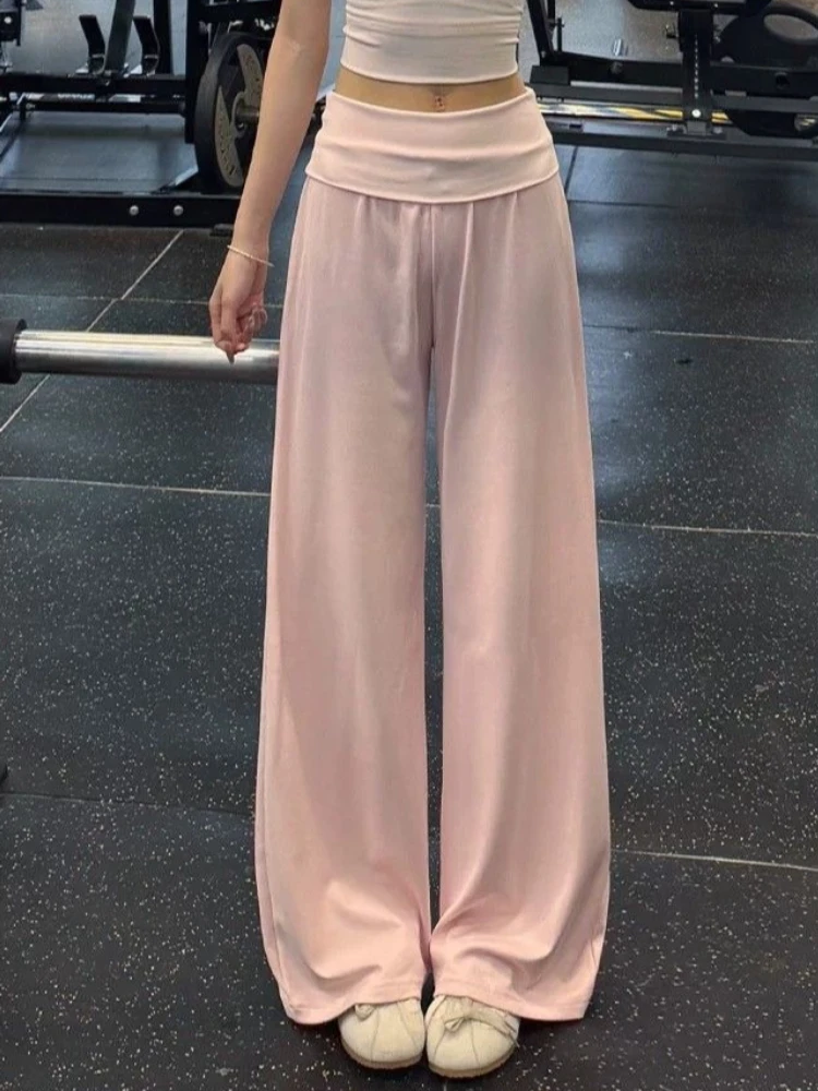 Sweet Style Color Contrast Spliced Sweatpants Women 2026 New Drawstring Elastic Waist Design Sports Pants Korea Chic Long Pants 5 Sweet Style Color Contrast Spliced Sweatpants Women 2026 New Drawstring Elastic Waist Design Sports Pants Korea Chic Long Pants 5