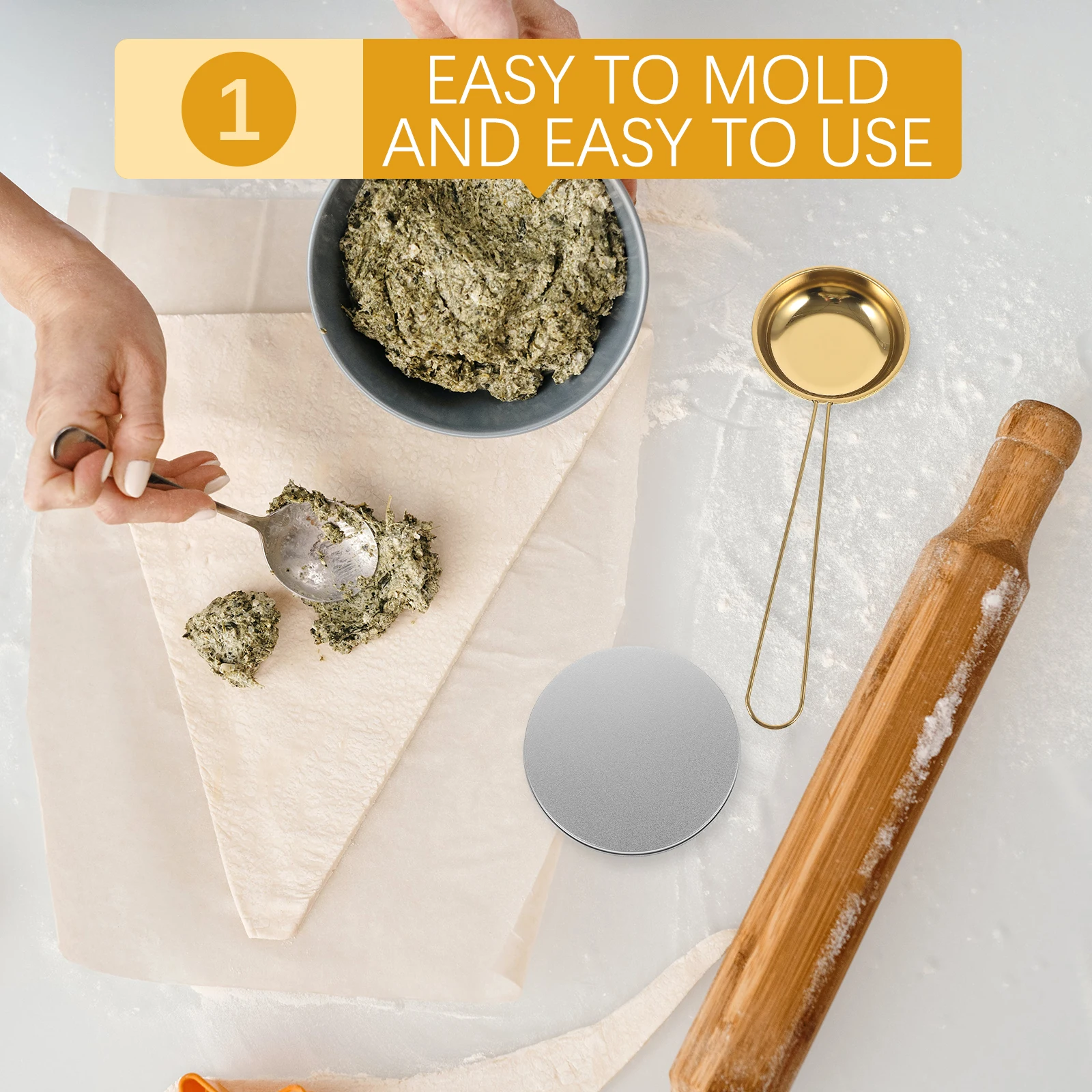 

1 Set Stainless Steel Molds Tools Sugar Pie Making Set Diy Candy Molds Metal Cutters For Baking Sugar Cookie Cutters Cookie Mold