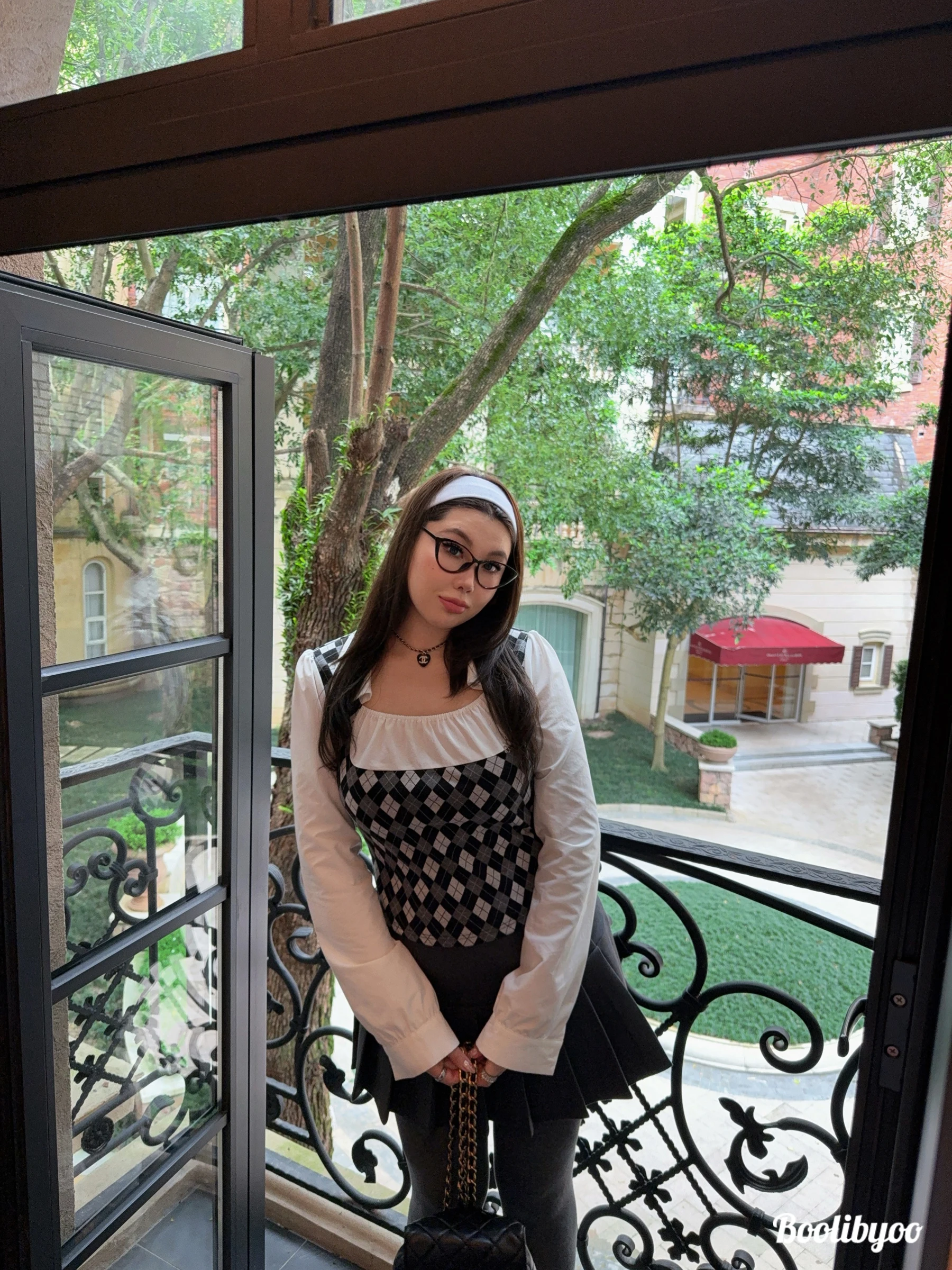 

Джемпер Boolibyoo Peizhuoxuan Sweet Cool Spicy Girl с маленьким квадратным воротником, пэчворк, с завязками на талии, имитация двухслойности, хлопок, полиэстер