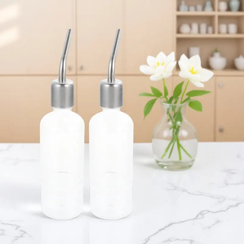 

2Pcs Durable Transparent Pet Water Bottle Easy Install Remove Monitor Liquid Intake Rabbit Chinchilla Feeder Rabbit Water Bottle