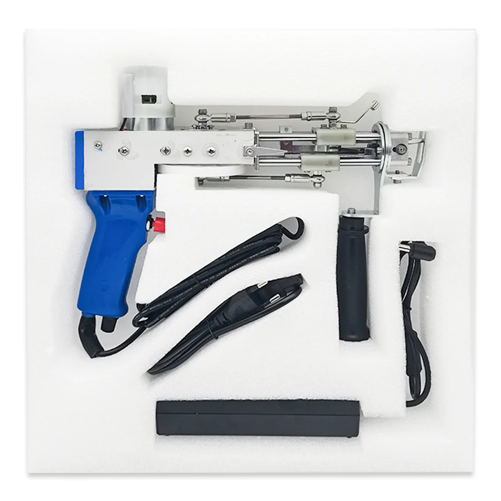 Tufting Gun 2 IN 1 Electric Carpet Tufting Gun Can Do Both Cut Pile and Loop Pile Hand Gun Carpet Weaving Flocking Power Tools