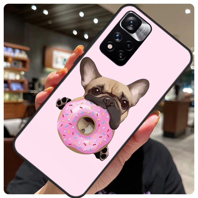 French Bulldog Dog Case For Redmi Note 12 Pro Cover For Redmi Note 10 8 9 11 Pro 8T 9S 10S 11S 12S 9C 10C 12C