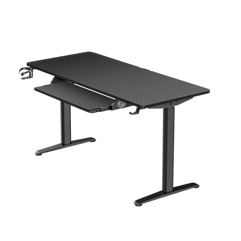 Factory Wholesale 4 Colors Gaming pc desk Good Quality computer racing table Black White extended gaming table for gamer