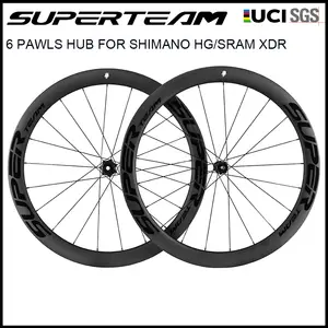 チューブレスカーボンロードバイクホイール,SUPERTEAM-UCI認定,50mm,700c - AliExpress 18