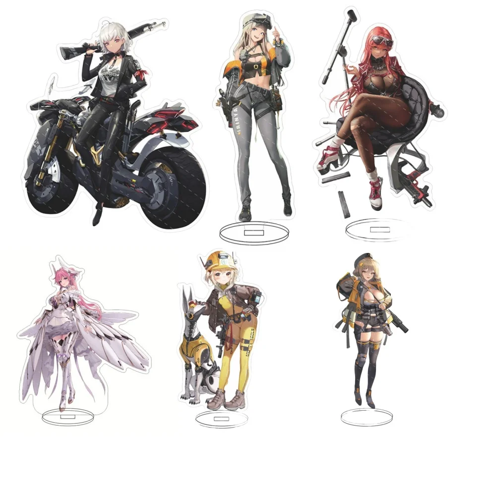 

Hot Popular game characters Nikke Alice Snow White Rita Noah Guren Diesel Miranda Soda Acrylic display stand 15cm