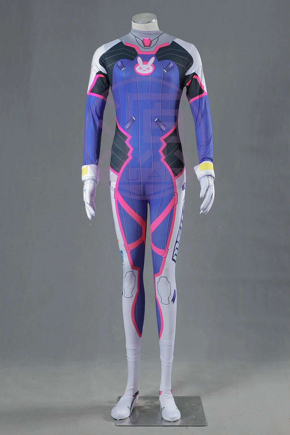 

Game Overwatch D.Va 1st Generations Cosplay Costumes Women Soft Fabric Jumpsuits Gloves Halloween Carnival Party Suit