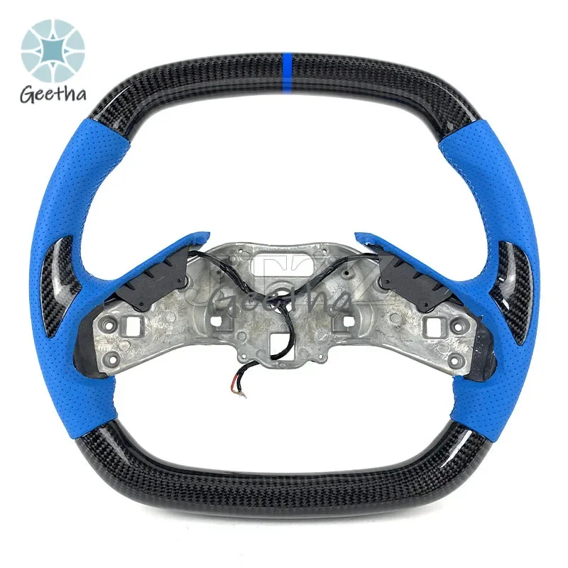 

For Chevrolet Corvette C8 2020 2021 2022 2023 2024 Upgraded Sport Carbon Fiber Steering Wheel Automotive Interior