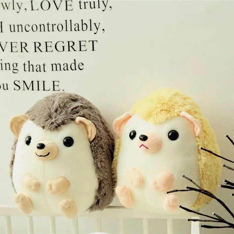 30/40CM Cute Hedgehog Stuffed Animal Plush Toy Pillow Doll Office Hedgehog Pillow Kids Holiday Gifts