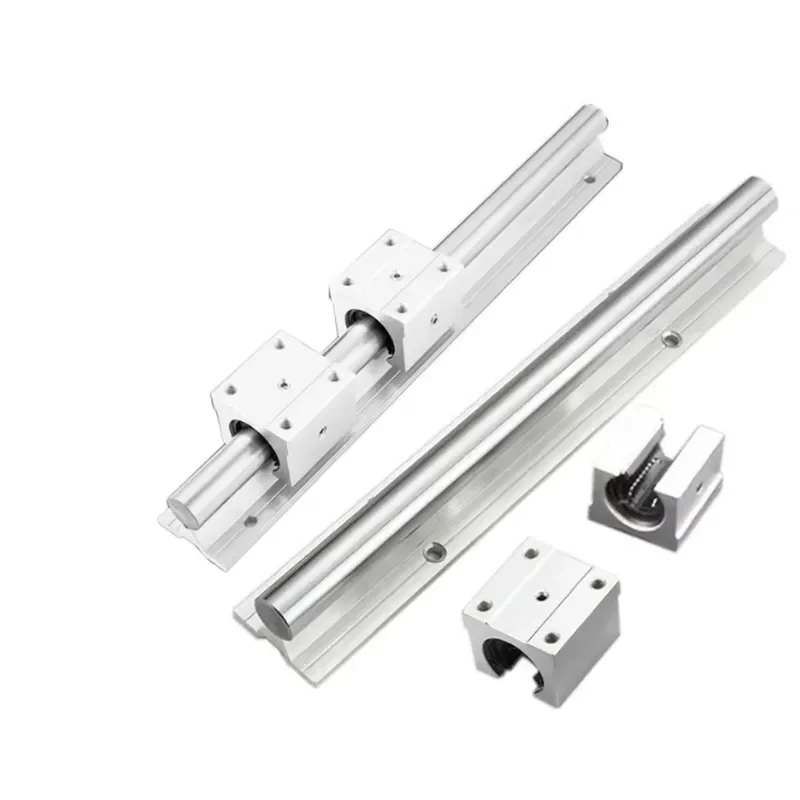 SBR Linear Optical Axis Guide Slider Aluminum Support Rail Cylinder Precision Guide for 3D Printer CNC Parts