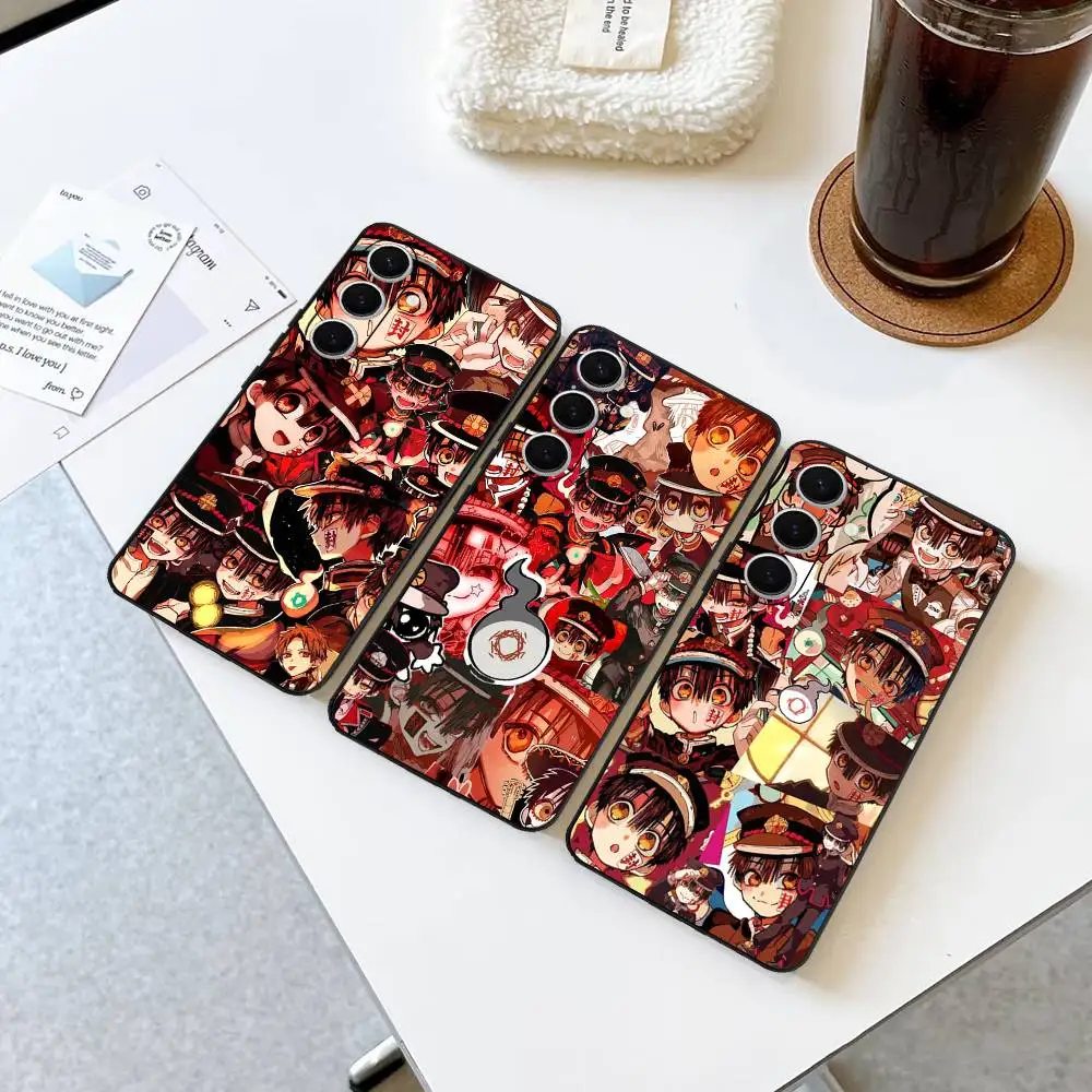 T-Toilet Bound Hanako Kun Anime Handyhülle für Samsung S 24 Fe 25 Ultra Plus 20 Lite 21 30 22 23 24 22 Ultra 5G Fundas