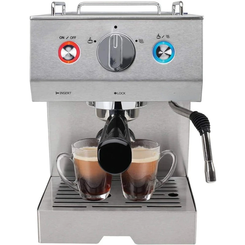 Cafe Select Professional Stainless Steel Espresso & Cappuccino Machine