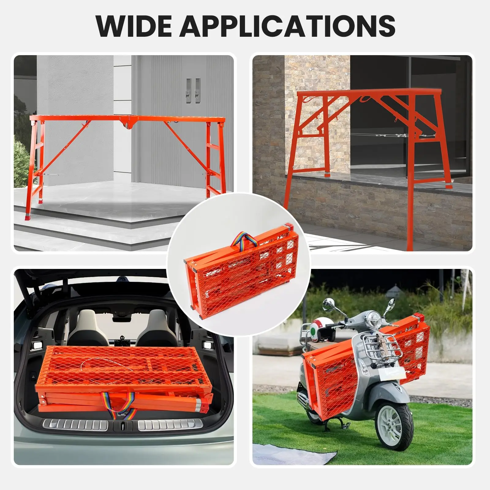150*40 سنتيمتر المحمول رفع للطي السقالات تجديد منصة التسلق سميكة العمل الحصان المحمولة التجميع السريع سقالة