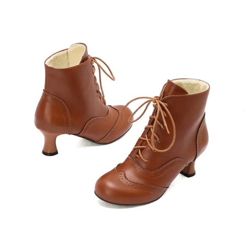 

High quality autumn and winter women's shoes womens shoes with design Round toe Fashion trend simple and elegant