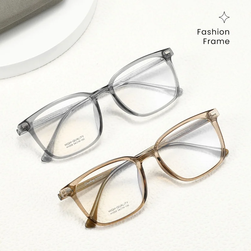 DIEDIESEE Fashion Ultra Light TR90 Men's Box Board Insert Core Lens Legs Women's Optical Prescription Glasses Frame H1058L