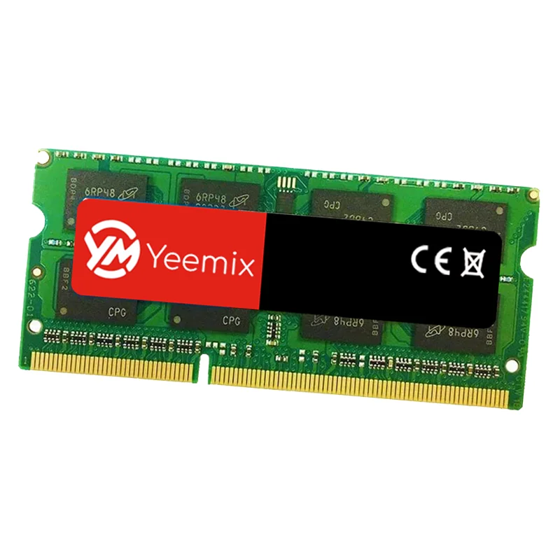 Yeemix Hardware de memoria de ordenador DDR3L 4GB 8GB Ram 1066mhz 1333 1600 1866Mhz PC3L 10600S 12800S 204Pin 1,35V SODIMM para Notebook 3
