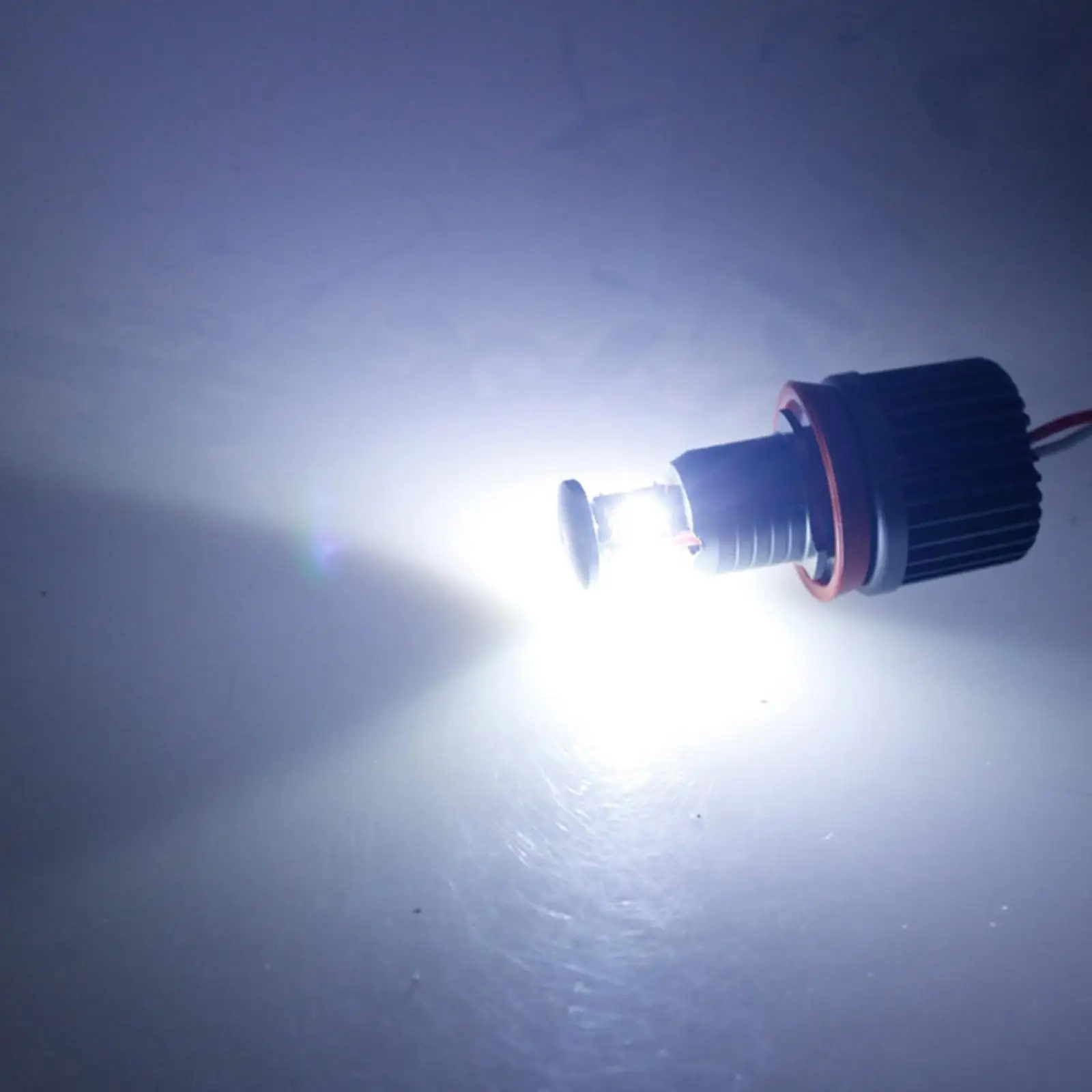 H8 LED Angel Eyes Light Bulbs for BMW E81 E88 E90 E91 E93 E63 Series White view 3