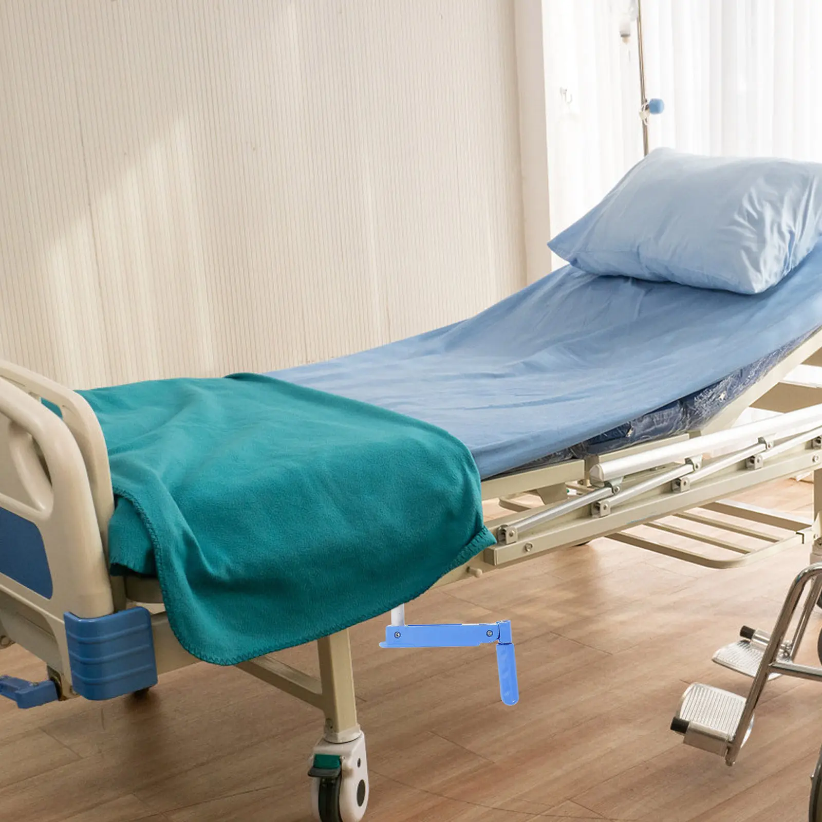 Nursing Bed Hand Crank Handle Adjustable for Semi Electric Patient Bed Height Adjustment Compatible Replacement Part